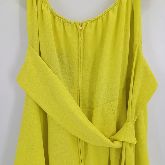 Fashion Nova Brunch Days Romper | Size 1X | NWT | Yellow | Off-Shoulder - Picture 5 of 10